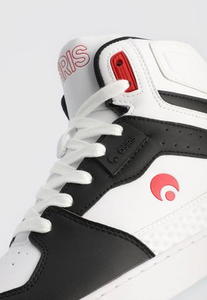 Tenis Skateboarding Blanco-Rojo Osiris