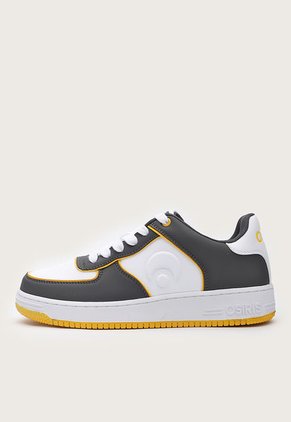 Tenis Skateboarding Gris-Amarillo-Blanco Osiris Bugatti