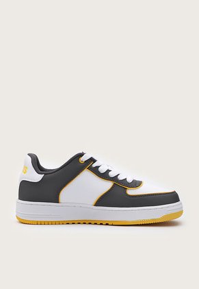 Tenis Skateboarding Gris-Amarillo-Blanco Osiris Bugatti
