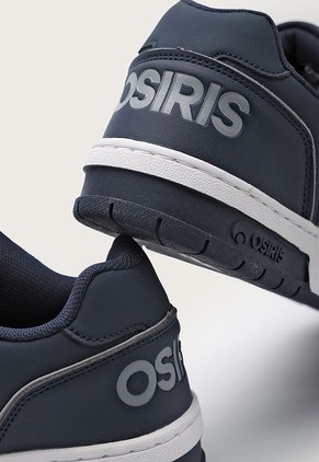 Tenis Skateboarding Azul Navy-Gris-Blanco Osiris Compass