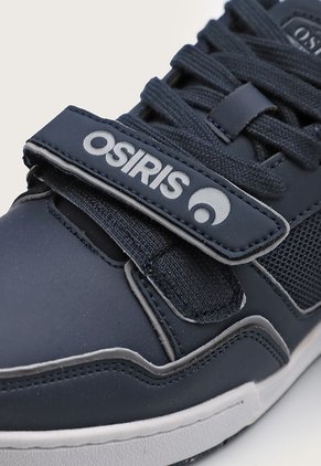 Tenis Skateboarding Azul Navy-Gris-Blanco Osiris Compass