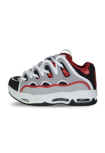 ZAPATILLAS HOMBRE OSIRIS GRIS/ROJO D3 2001