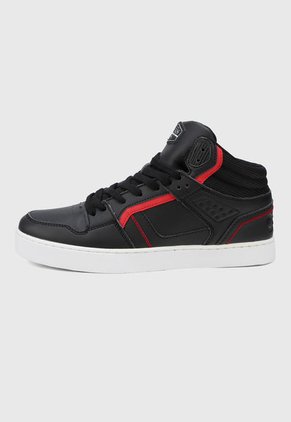 Tenis Skateboarding Negro-Rojo-Blanco Osiris