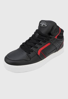 Tenis Skateboarding Negro-Rojo-Blanco Osiris