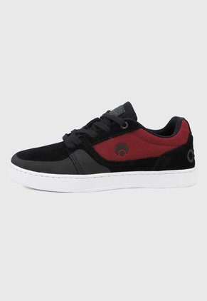 Tenis Skateboarding Negro-Rojo-Blanco Osiris