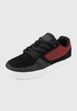 Tenis Skateboarding Negro-Rojo-Blanco Osiris de Osiris