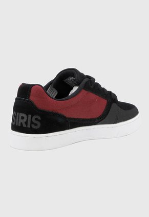 Tenis Skateboarding Negro-Rojo-Blanco Osiris