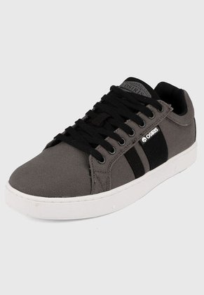 Tenis Skateboarding Gris-Blanco-Negro Osiris