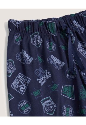 Pijama Monster Truck Para Niño  Infantil Niño Blanco Ostu