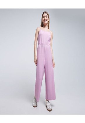 Enterizo Para Mujer Manga Sisa Color Rosado  Marca Ostu #40320098