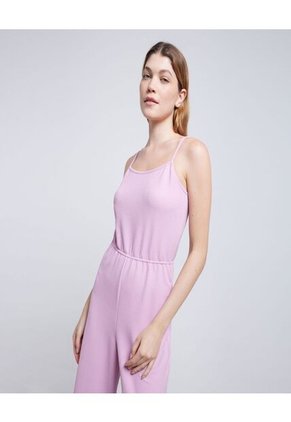 Enterizo Para Mujer Manga Sisa Color Rosado  Marca Ostu #40320098