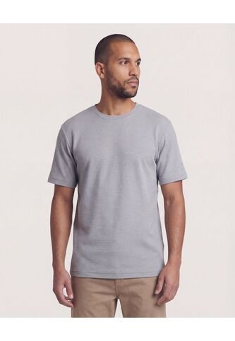 Camiseta  Para Hombre Manga Corta Cuello Redondo Color Gris Marca Ostu #60098217 Ostu