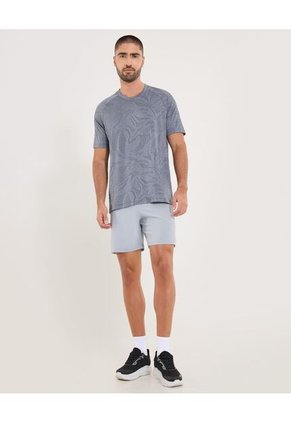 Camiseta  Para Hombre Manga Corta Cuello Redondo Color Gris Marca Ostu #60091725