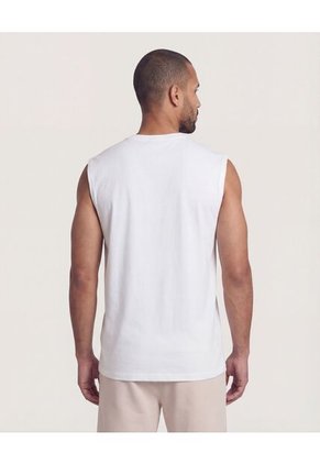 Camiseta  Para Hombre Manga Sisa Cuello Redondo Color Marfil Marca Ostu #60098222