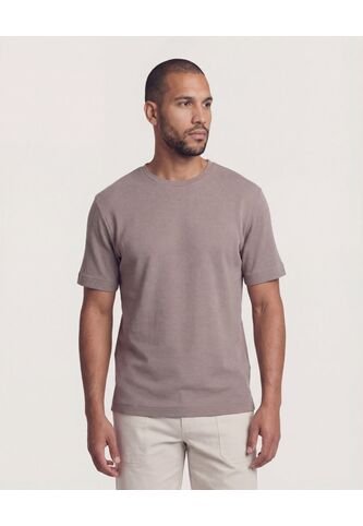 Camiseta  Para Hombre Manga Corta Cuello Redondo Color Café Marca Ostu #60098217 Ostu