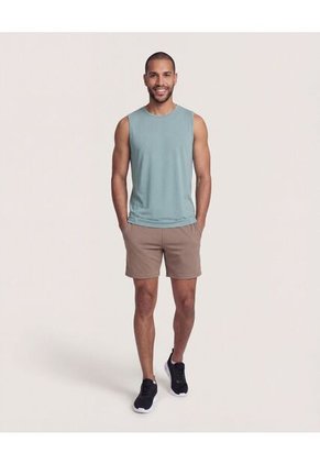 Camiseta  Para Hombre Manga Sisa Cuello Redondo Color Verde Marca Ostu #60091931