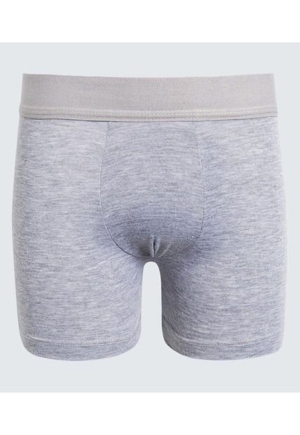 Boxer Para Niño Filete Medio Color Gris  Marca Ostu #80000079