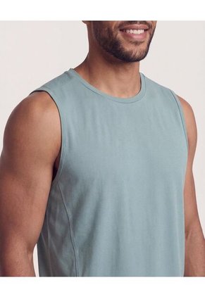 Camiseta  Para Hombre Manga Sisa Cuello Redondo Color Verde Marca Ostu #60091931