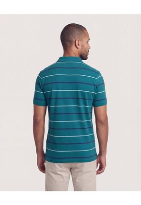 Polo  Para Hombre Cuello Tejido Con Bolsillo Color Verde Marca Ostu #60110866