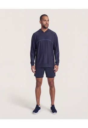 Bermuda  Para Hombre Biker Interno Largo Color Azul Marca Ostu #60100511