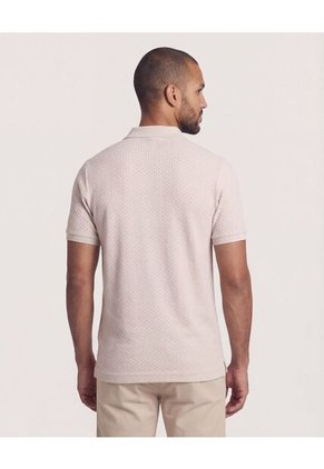 Polo  Para Hombre Cuello Tejido Sin Bolsillo Color Beige Marca Ostu #60110892