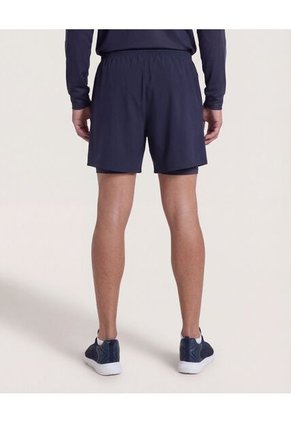 Bermuda  Para Hombre Biker Interno Largo Color Azul Marca Ostu #60100511