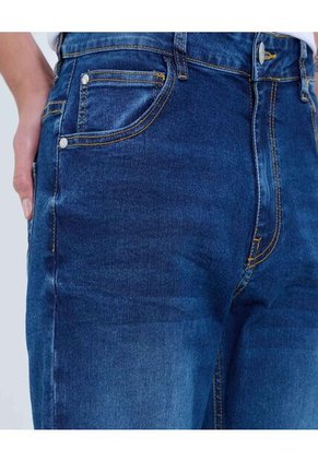 Jean Para Hombre Slim Color Azul Medio Marca Ostu #60160408