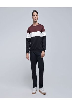 Buzo Para Hombre Cuello Redondo Color Vino Marca Ostu #60060434