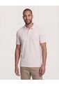 Polo  Para Hombre Cuello Tejido Sin Bolsillo Color Beige Marca Ostu #60110907 de Ostu