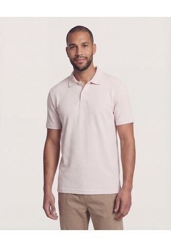 Polo  Para Hombre Cuello Tejido Sin Bolsillo Color Beige Marca Ostu #60110907 Ostu