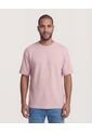 Camiseta  Para Hombre Manga Corta Cuello Redondo Color Rosa Marca Ostu #60098217 de Ostu