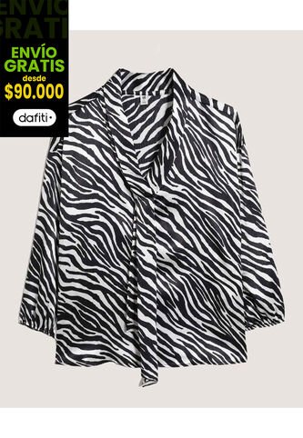 Blusa  Para Mujer Manga Larga Color Negro Marca Ostu #40121273 Ostu