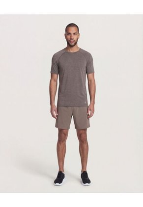 Bermuda  Para Hombre Deportiva Medio Color Camel Marca Ostu #60100499