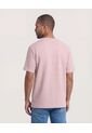 Camiseta  Para Hombre Manga Corta Cuello Redondo Color Rosa Marca Ostu #60098217 de Ostu