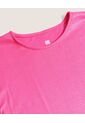 Camiseta  Infantil Niña Manga Corta Cuello Redondo Color Fucsia Marca Ostu #90090341 de Ostu
