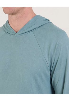 Camiseta  Para Hombre Manga Larga Cuello Redondo Color Verde Marca Ostu #60091940