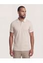 Polo  Para Hombre Cuello Tejido Sin Bolsillo Color Avena Marca Ostu #60110875 de Ostu