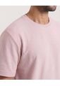 Camiseta  Para Hombre Manga Corta Cuello Redondo Color Rosa Marca Ostu #60098217 de Ostu
