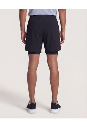 Bermuda  Para Hombre Biker Interno Largo Color Negro Marca Ostu #60100510