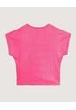 Camiseta  Infantil Niña Manga Corta Cuello Redondo Color Fucsia Marca Ostu #90090341 de Ostu