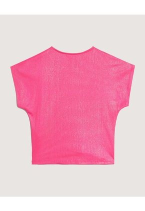 Camiseta  Infantil Niña Manga Corta Cuello Redondo Color Fucsia Marca Ostu #90090341