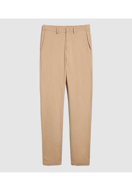 Pantalon Para Hombre Chino Color Beige Marca Ostu #60070364