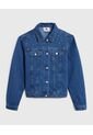 Chaqueta Para Niña Trucker Color Azul Medio Marca Ostu #90080042 de Ostu