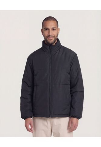 Chaqueta  Para Hombre Acolchada Color Negro Marca Ostu #60080185 Ostu