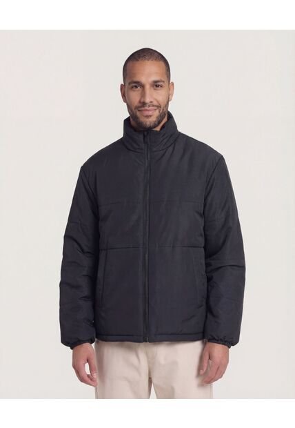 Chaqueta  Para Hombre Acolchada Color Negro Marca Ostu #60080185