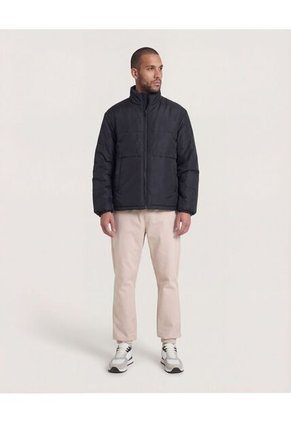 Chaqueta  Para Hombre Acolchada Color Negro Marca Ostu #60080185