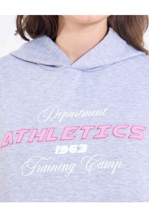 Buzo Para Mujer Hoodie Color Gris Marca Ostu #40060506