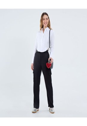 Camisa Para Mujer Manga Larga Color Blanco Marca Ostu #40010309