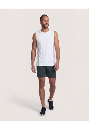 Bermuda  Para Hombre Deportiva Medio Color Verde Marca Ostu #60100496