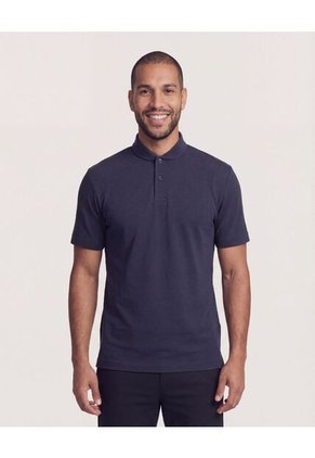 Polo Para Hombre Cuello Mao Sin Bolsillo Color Azul Marca Ostu #60110909